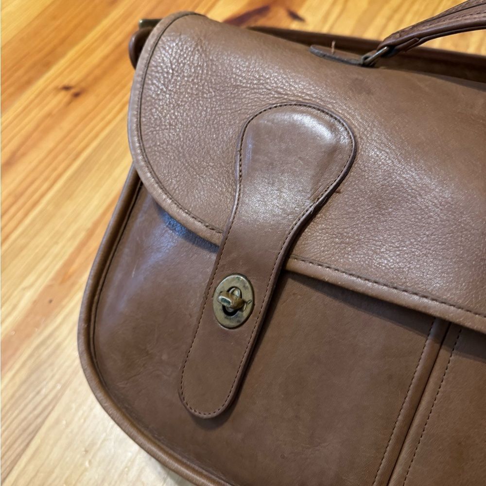 Vintage Coach Musette Leather Messenger Bag Briefcase Laptop Bag 238-5643 - Picture 4 of 16